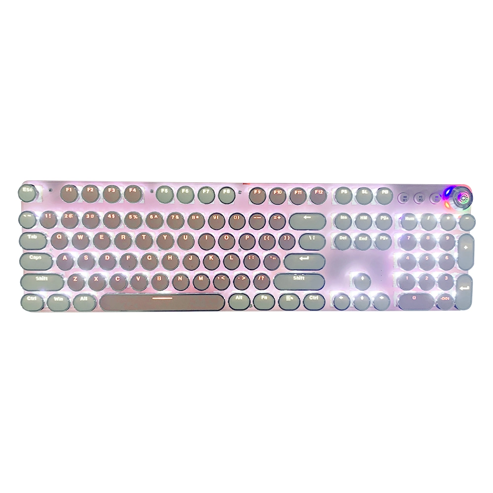 New Best-Selling Gaming Player RGB Backlit Keyboard Notebook Computer 104-Key Wired Mechanical Keyboard