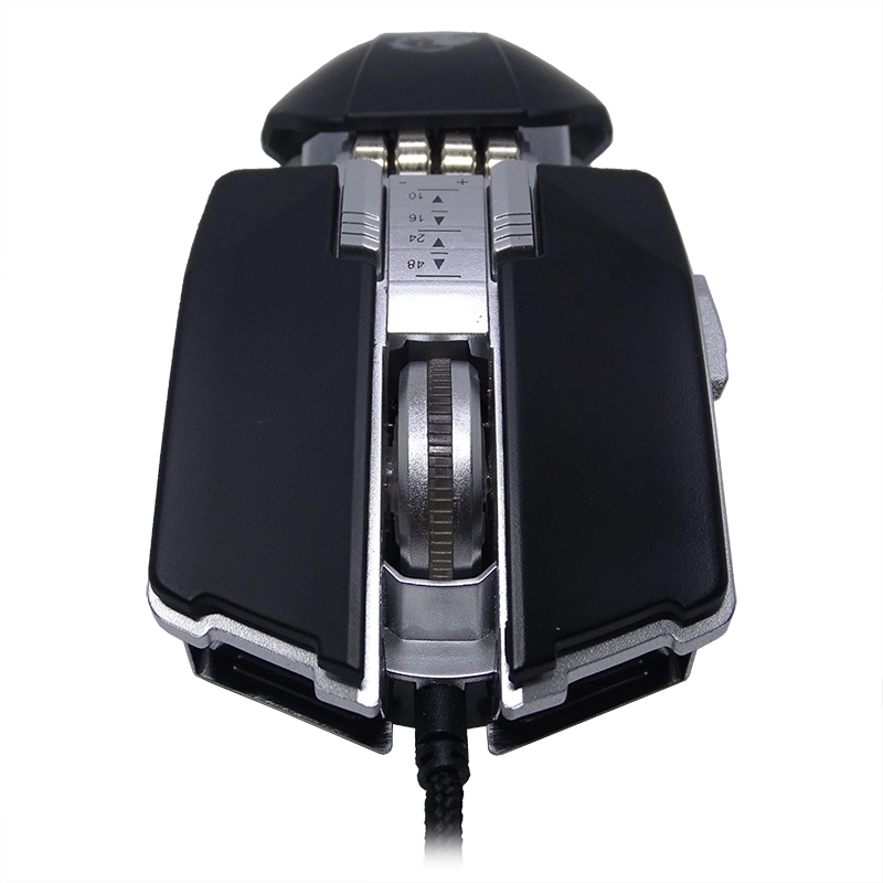 New Products OEM 4 Cores 200W Times Button Life Metal Base Symmetrical Wings Mouse