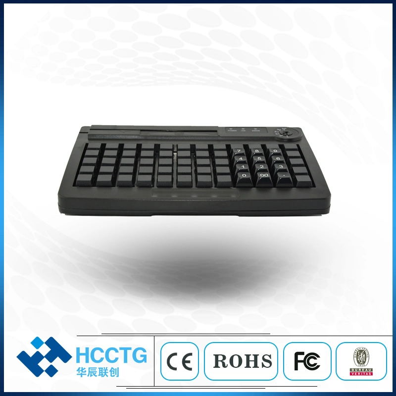 60 Keys Programmable Membrane POS Keyboard with USB+PS/2 Interface (KB60M)