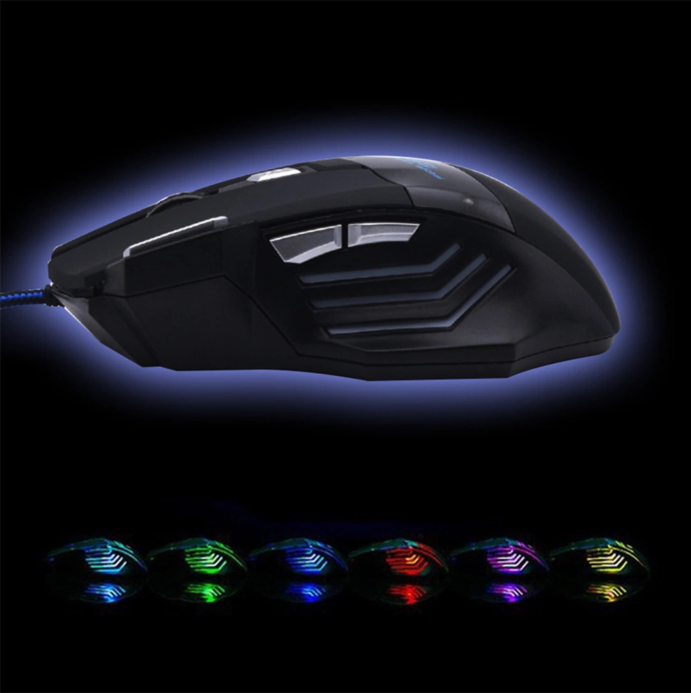 Wired Mouse Gamer Gaming Optical Retro-Lighting Gaming Mouse with LED 7 Button