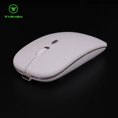 Ultra Slim Size Silent Rechargeable Wireless Mouse Bluetooth Type