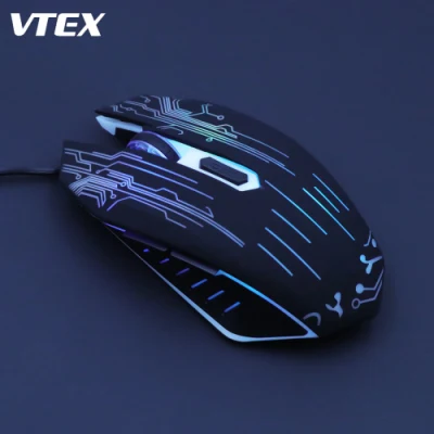 Wired Colorful RGB LED Light Glowing New Gaming Mouse