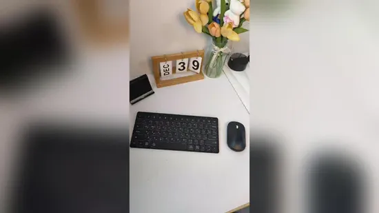Portable USB Plug Quiet Computer Office Home Keyboard and Mouse Set