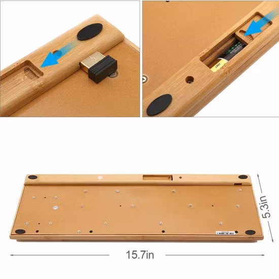 The Bamboo Wireless Keyboard and Mouse for Office